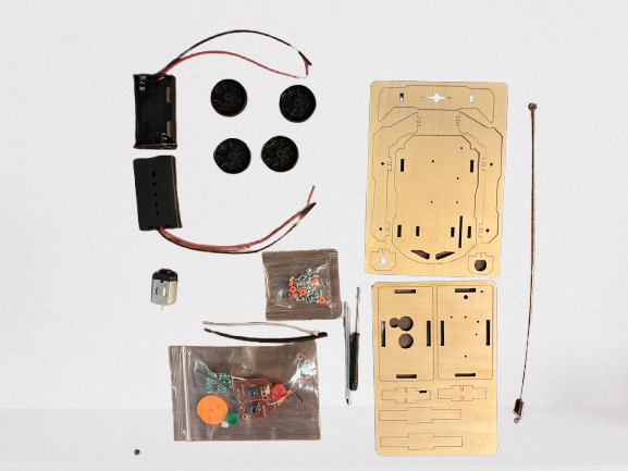 Voiture Télécommandée en Bois à Assembler – Jeu de Construction DIY– Activité Parent-Enfant 🚗🎨
