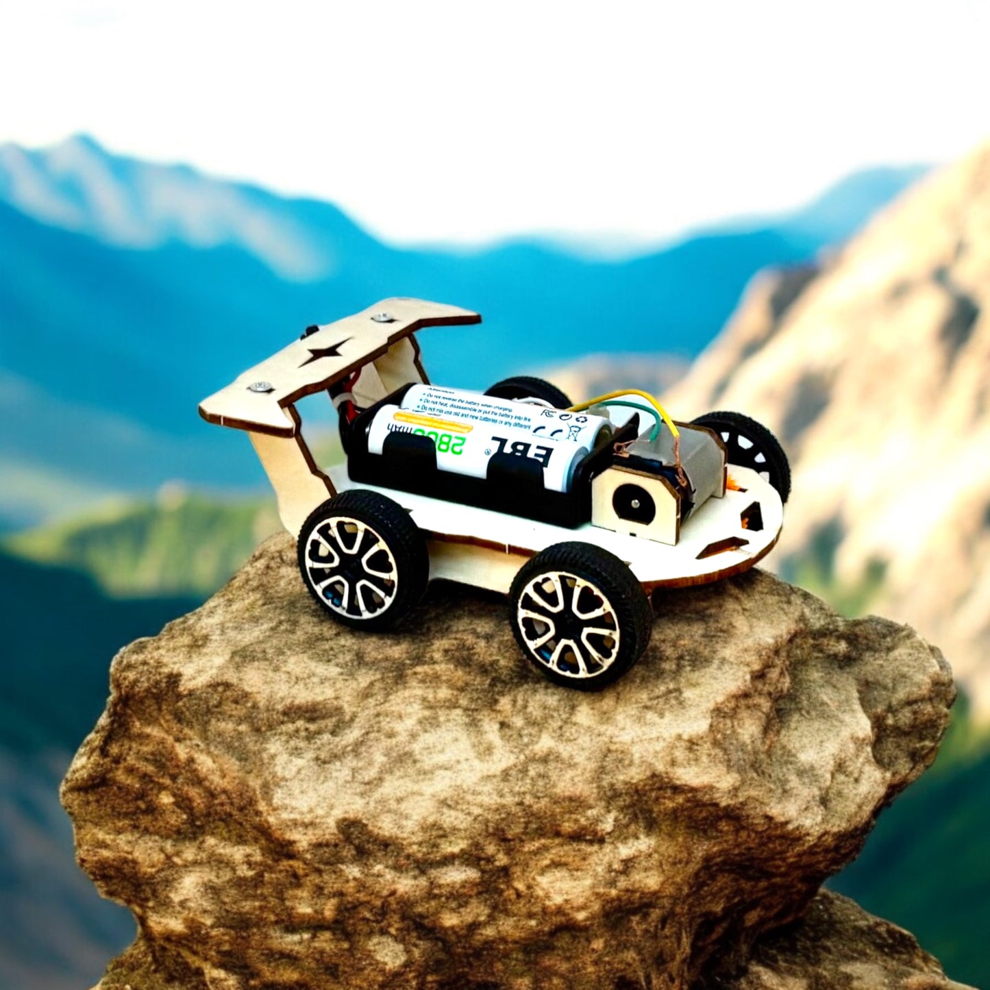 Voiture Télécommandée en Bois à Assembler – Jeu de Construction DIY– Activité Parent-Enfant 🚗🎨