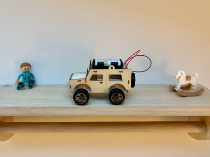 4x4 en Bois à Assembler – Jeep d’Aventure – Jeu de Construction DIY – Activité Parent-Enfant 🚙🌿