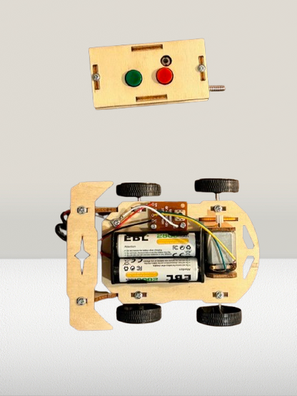 Voiture Télécommandée en Bois à Assembler – Jeu de Construction DIY– Activité Parent-Enfant 🚗🎨
